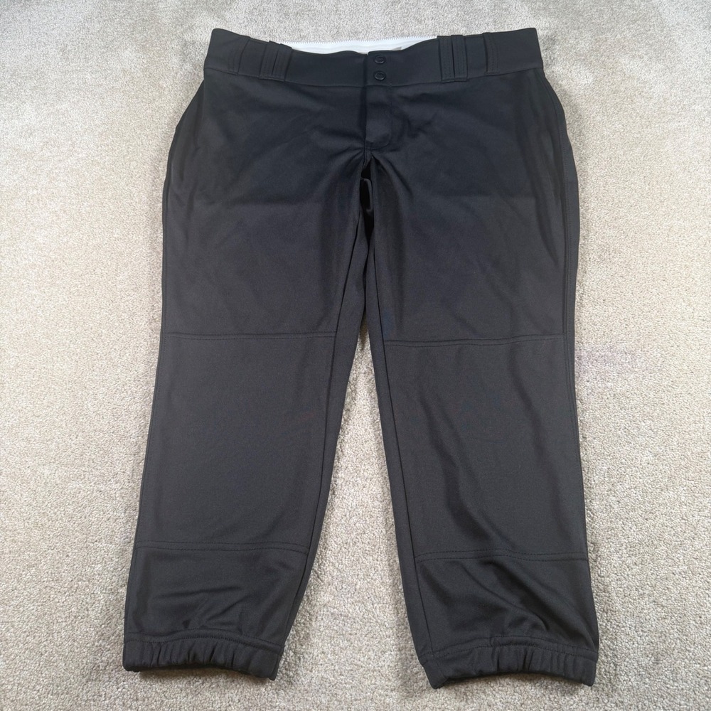 Champro Softball Pants Women XL Black Fastpitch BP11 Athletic Trousers NEW